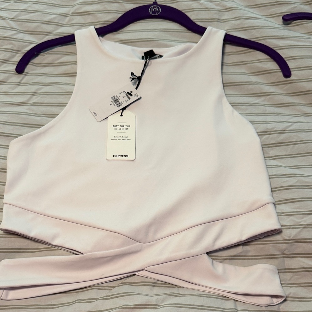 Women’s size medium NWT express body con crop top